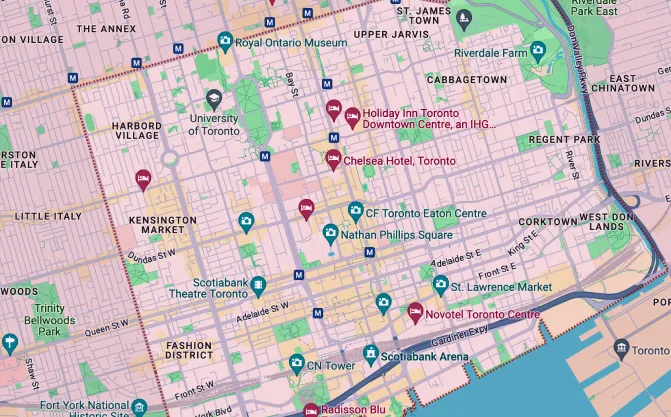 Escort Incall Location - Downtown Toronto